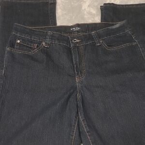 Nine West Women's Deep Indigo Straight Leg Jeans